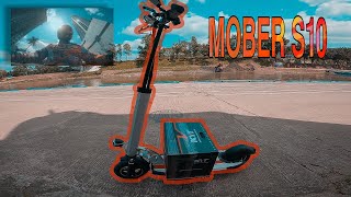 MOBER S10  ELECTRIC KICK SCOOTER  TEST DRIVE  KYT  ELMERIDES [upl. by Asoral161]