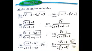 Limite et continuité 2 bac SM Ex 88 page 63 Almoufid [upl. by Moreno]