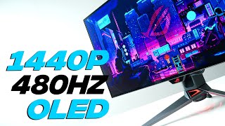 480Hz OLED is HERE and its sick  ASUS PG27AQDP [upl. by Necaj]