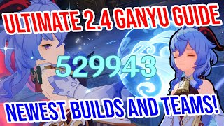 UPDATED 24 GANYU GUIDE Complete MELT and FREEZE Builds Weapons Teams and MORE  Genshin Impact [upl. by Ugo598]