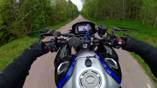 How it feels to ride Yamaha MT10 AKRAPOVIC SOUND [upl. by Einneb]