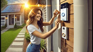 ☀️ QIBOX Solar Charger Compatible with Ring Video Doorbell  Best Ring 2 Solar Charger for Doorbell [upl. by Nireil]