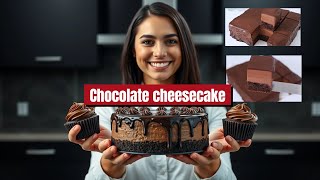 EASY Chocolate Cheesecake Recipe step by step [upl. by Elka]