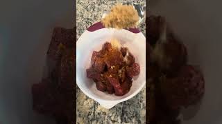 Easy Air Fryer Steak Bites Garlic butter steak recipe steak [upl. by Wincer]