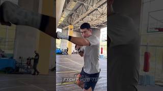 Dmitry Bivol bareknuckle training for Artur Beterbiev [upl. by Krucik]