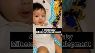 4 Month Baby Milestones amp Developmentgrowth shorts milestone [upl. by Farro428]