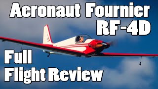 Aeronaut 14 scale Fournier RF4D 28m Full Flight Review [upl. by Aenyl7]