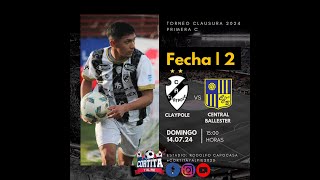 CLAYPOLE VS CENTRAL BALLESTER  FECHA 2 PRIMERA C [upl. by Luiza]