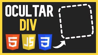 👉 Como OCULTAR un DIV con JavaScript RÁPIDO 😱 [upl. by Samaj]