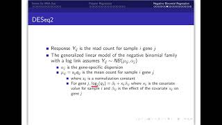 Differential Expression Analysis for RNASeq Part 3 Negative Binomial regression and DESeq2 [upl. by Yanffit]