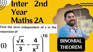 Binomial theoremmaths naresh eclass [upl. by Tandi]