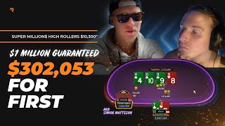 FINAL TABLE OF THE 10300 Super Million  Twitch Poker Highlights [upl. by Hgielsel253]