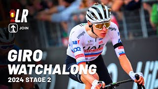 LIVE Giro dItalia Stage 2  WATCHALONG with LRCP [upl. by Leda]