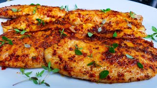 Just 3 Ingredients Tasty Oven Baked Tilapia Fillets in 10 minutes I Easy and Quick Recipe [upl. by Roxanna]