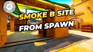 How to Smoke B Site From T Spawn on Mirage [upl. by Janith651]