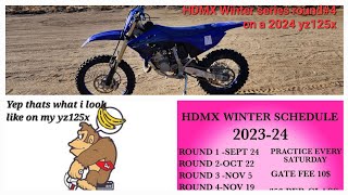 High Desert MX Winter series Round 4 on a 2024 YZ125x [upl. by Lancaster]