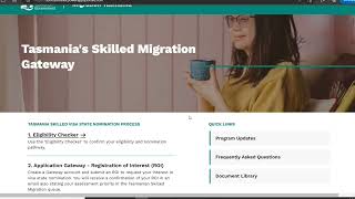 How to Online Apply for State Nomination for Tasmania in Australia PR Step by Step Full Information [upl. by Eniamert627]