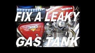 Repair a Leaky Gas Tank by Soldering [upl. by Evilc]