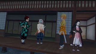 “Demon…Slayers” Skylar and Nazo meet Demon Slayer VrChat [upl. by Annahtur]