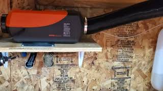 Vevor 8kw Bluetooth Chinese Diesel Heater Garage Install [upl. by Earley]