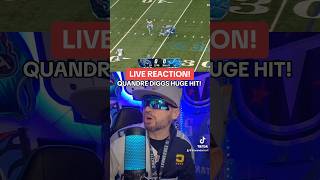 QUANDRE DIGGS HUGE HIT On LIONS Jahmyr Gibbs  TITAN ANDERSON REACTION shorts Titans Lions NFL [upl. by Reiter]