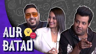 Khandaani Shafakhana INTERVIEW  Badshah Sonakshi reveal celebrity crush  Interview [upl. by Noiztneb605]