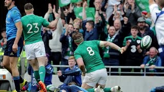 2016 World Rugby Try of the Year  Jamie Heaslip  2016 RBS 6 Nations [upl. by Whatley]