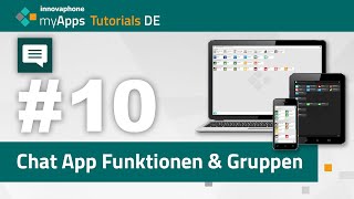 10 myApps Tutorial — Chat App Funktionen und Gruppen 13rX 14rX  DE [upl. by Esital]