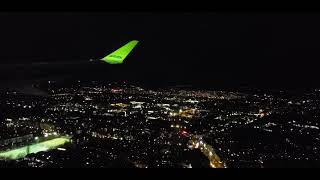 Landing airBaltic Airbus A220 Landing in BerlinTegel TXL [upl. by Adner]