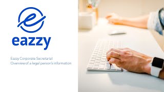 WebV1 LEGAL PERSONS Overview in Eazzy Corporate Secretarial [upl. by Leiahtan]