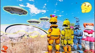 ANIMATRONICS DISCOVER UFOs amp ALIENS GTA 5 Mods FNAF RedHatter [upl. by Dabbs229]