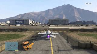 Gta V Epic police chase Adder  jet  tank and escaping [upl. by Mastrianni508]