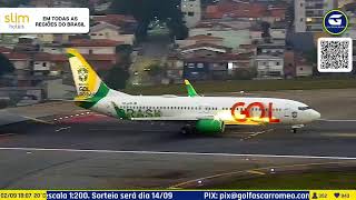 020924  LIVE NO AEROPORTO DE SÃO PAULO CONGONHAS  CGH AIRPORT [upl. by Nwahsyar]