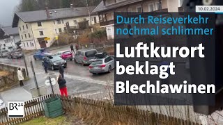 Reiseroute durch Mittenwald Luftkurort mit immer mehr Verkehr  Abendschau  BR24 [upl. by Iredale]