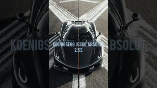 KOENIGSEGG JESKO ABSOLUT VS HENNESSY VENOM F5 automobile koenigsegg hennessey [upl. by Enad]