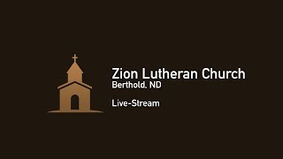 January 7 2024 Sunday Worship Service at Zion Lutheran Church [upl. by Domenic]