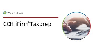 S’initier à CCH iFirm Taxprep [upl. by Andriana781]