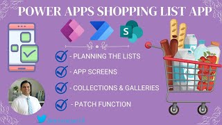 Power Apps Shopping List App [upl. by Ycats]