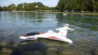 HYDRAVION DRAGONFLY RC aéromodélisme sur le lac dAnnecy [upl. by Lindner]