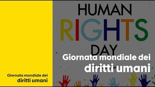 Giornata mondiale dei diritti umani 10 dicembre  Calendario civile [upl. by Fey]