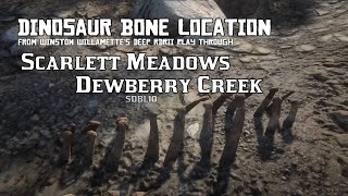 Scarlett Meadows Dewberry Creek  Dinosaur Bone Location RDRII [upl. by Desmund672]