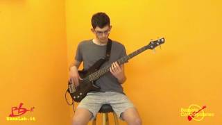 Lezioni di basso  Blues improvisation bass solo [upl. by Frederic815]