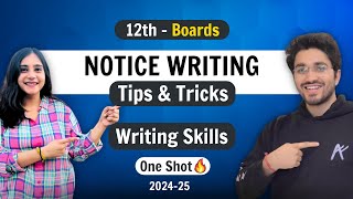 Notice Writing  Class 12 English  NCERT for Boards  Writing Skills [upl. by Keegan]