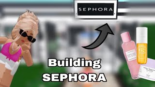 Building Sephora in Bloxburg [upl. by Jedidiah]