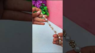 Diy bracelet ✨❤ trending diy bracelet ektascreativity craft [upl. by Deeyn]