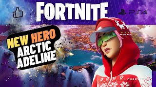 New hero ARCTIC ADELINE  Fortnite Chapter 4 gameplay [upl. by Latsryk788]