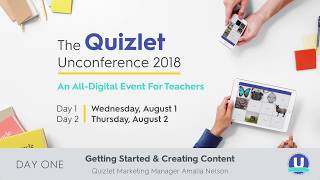 Quizlet Unconference 2018 Getting Started amp Creating Content [upl. by Anzovin]