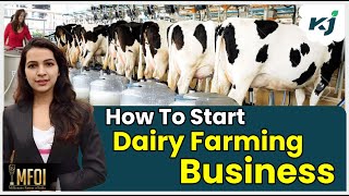 How To Start a Dairy Farm Business  Dairy Farming for Beginners  Farming  Business Idea  News [upl. by Byron]