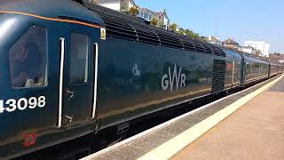 125 HST GWR Service arriving into Penzance [upl. by Nissensohn]