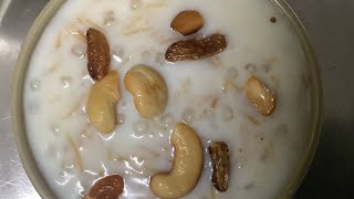 ஜவ்வரிசி சேமியா பால் பாயசம்howto make javvarisi payasampayasam trending chendurcooking3457 [upl. by Aspasia]